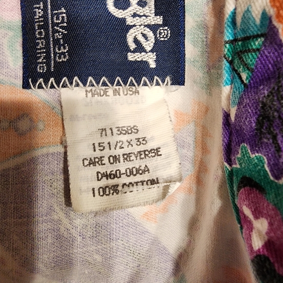 Vintage Cowboy Cut Western Button Down Shirt, Size 15 1/2 - Picture 3 of 7